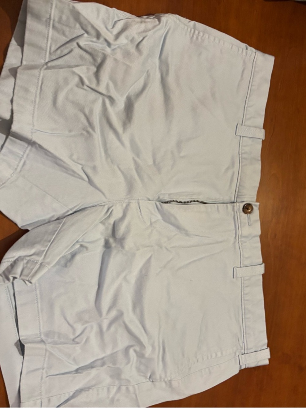 J. Crew White Cotton Blend Shorts